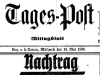 Artikel in der Linzer Tages-Post vom 18. Mai 1938 über die Errichtung der 